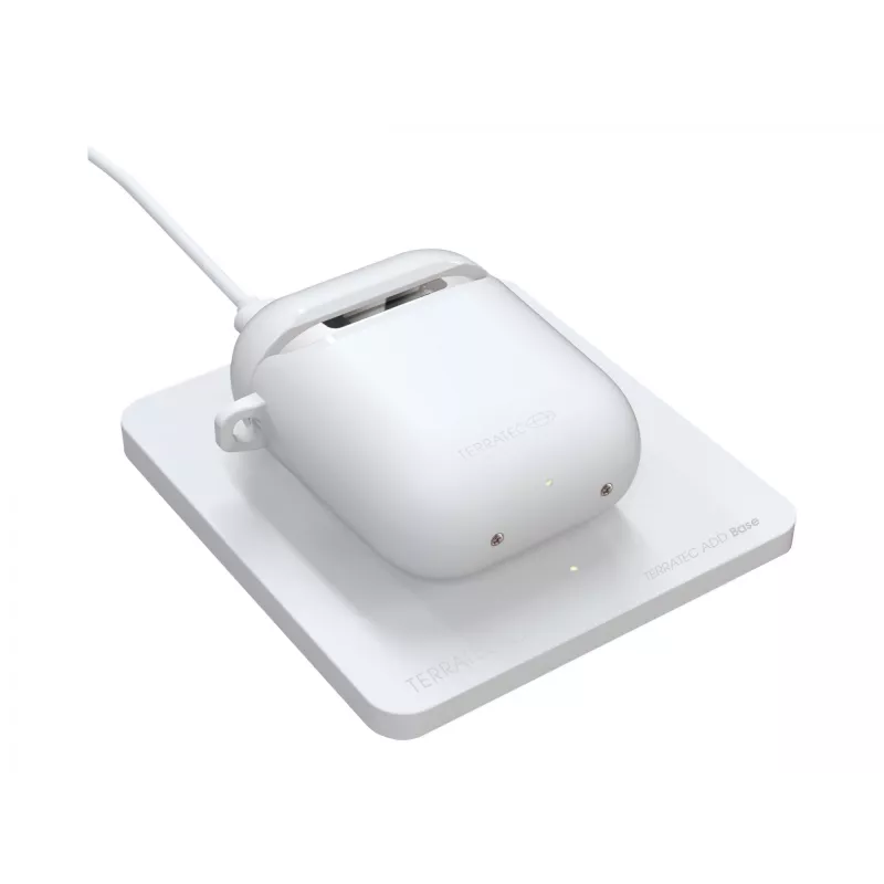 Belaidis įkrovimo padėklas Terratec ADD Base White USB belaidis įkrovimas patalpose