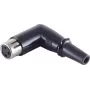 XLR kampinė mova ShiverPeaks BS55026 juoda — 3 kontaktų kampuotas XLR jungtis