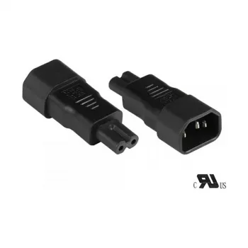 GoodConnections C14 > C7 (ST-BU) juodas maitinimo adapteris