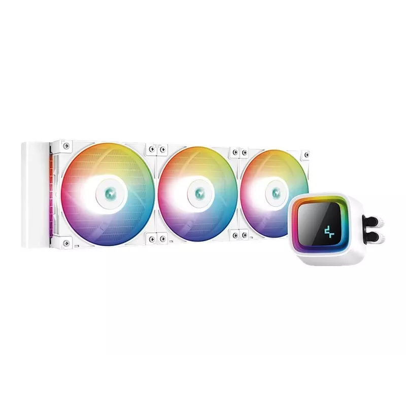 Vandens aušintuvas DeepCool LS720 WH 360 mm 3×120 mm FC120 A-RGB PWM 500-2250 RPM 32.9 dB