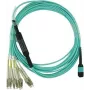 Tinklo laidas BlueOptics CBX-STH008BPQ-MXXN-UC4N-003M MTP-4xLC Multimodinis OM4 3 metrai mėlynas