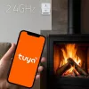 Dujų nuotėkio detektorius QOLTEC NG Tuya – gamtinių dujų (CH4) jutiklis, išmanus, suderinamas su Tuya