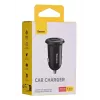 Automobilinis įkroviklis Baseus Gain Pro Universal Black — 2× USB 2.0, 2.4 A vienam prievadui, įėjimas 12–24 V, 5 V išėjimas