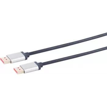 DisplayPort kabelis ShiverPeaks 1.4, 1,5 m, vienas lizdas, didelės spartos vaizdo ir garso perdavimas