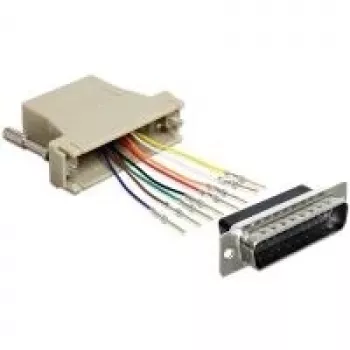 Adapteris jungties keitimui DeLOCK 65433 Sub-D 25p į RJ45