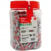 fischer sieninis kaištis DUOPOWER 8x40 BigBox šviesiai pilkas/raudonas 450 vnt. užsandarinama dėžutė (570549)