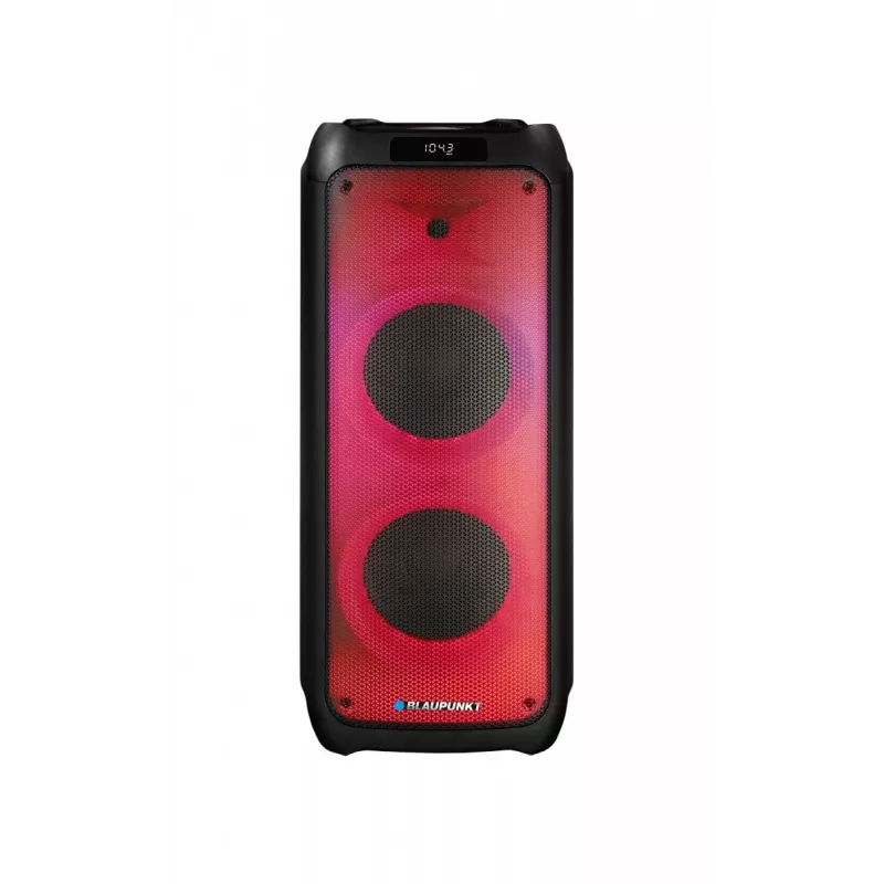 Karaoke sistema Blaupunkt PB10DB 1000W su laidiniais mikrofonais ir LED ekranu