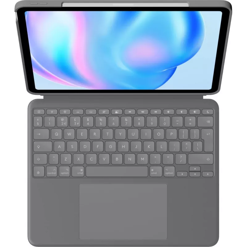 Logitech Combo Touch klaviatūra QWERTY JK anglų Smart Connector pilka