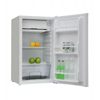 Šaldytuvas su šaldikliu Ravanson LKK-90E, laisvai pastatomas 91 L bendras (šaldytuvas 81 L, šaldiklis 10 L), baltas, energijos klasė E