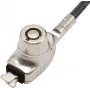 Manhattan Laptop Lock (Nano) su dviem rakteliais, 1,8 m plieninis kabelis