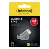 Intenso 64GB USB 3.0 atmintukas sidabrinis 3536490