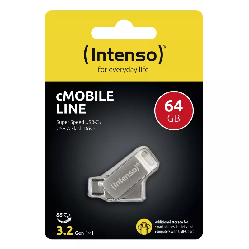 Intenso 64GB USB 3.0 atmintukas sidabrinis 3536490
