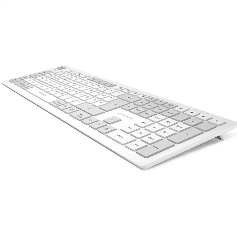 Belaidė klaviatūra Sharkoon OfficePal K30W balta, DE išdėstymas, membraninė