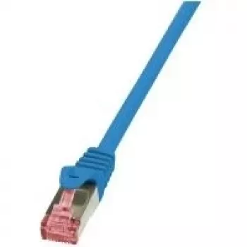 Tinklo kabelis LogiLink Cat6 S/FTP RJ-45 7,5 m mėlynas