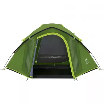 Coleman palapinė Dome Tent Darwin 4 Plus Blackout – 4 vietų tunelinė palapinė su prieškambariu, tamsiai žalia/šviesiai žalia