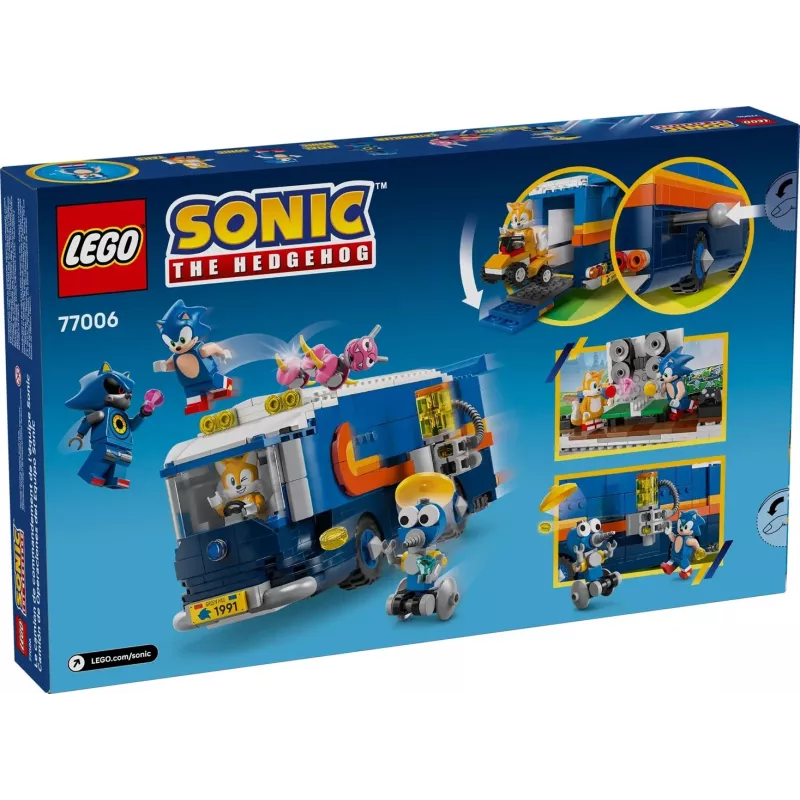 LEGO SONIC THE HEDGEHOG 77006 Komandinis Soniko sunkvežimis