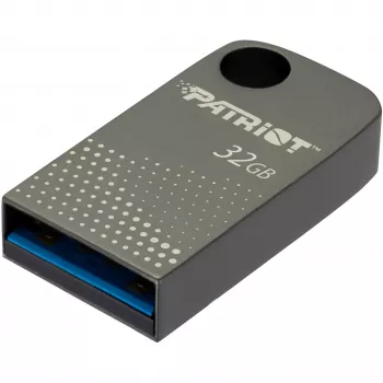 “Patriot” FLASHDRIVE Tab300 32GB USB 3.2 120MB/s, mini, aliuminis, sidabrinis
