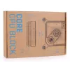 Vandens blokas CPU Alphacool Core 1 Aurora Carbon Brass Copper Nickel Black 72mm