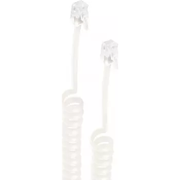 shiverpeaks ®-BASIC-S telefono ragelio spiralinis laidas 2x 4P4C, juodas, 5,0 m (BS70135-5)