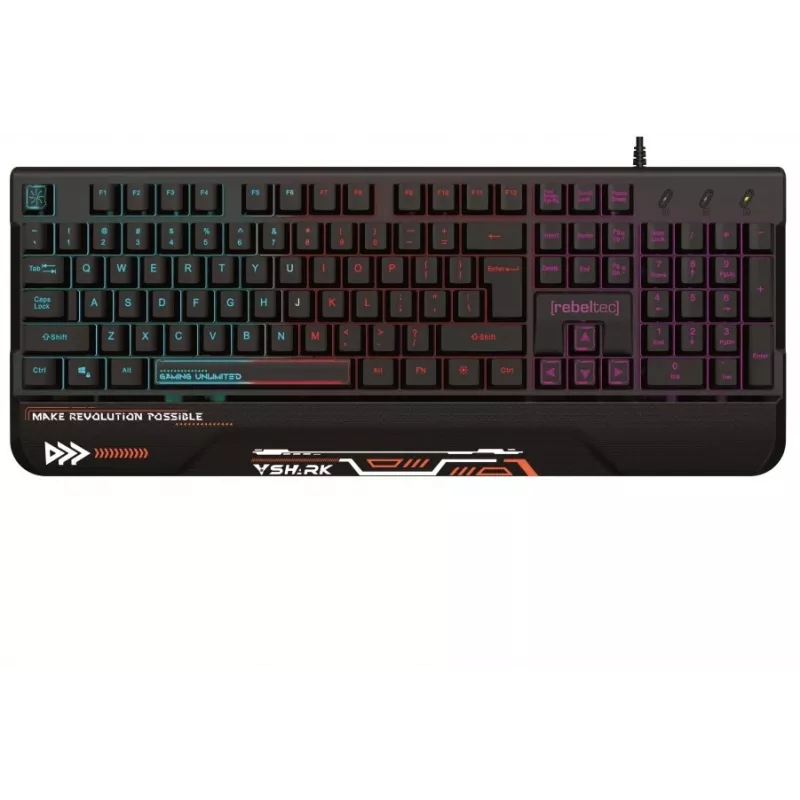 Mechaninė pilno dydžio žaidimų klaviatūra Rebeltec SHARK