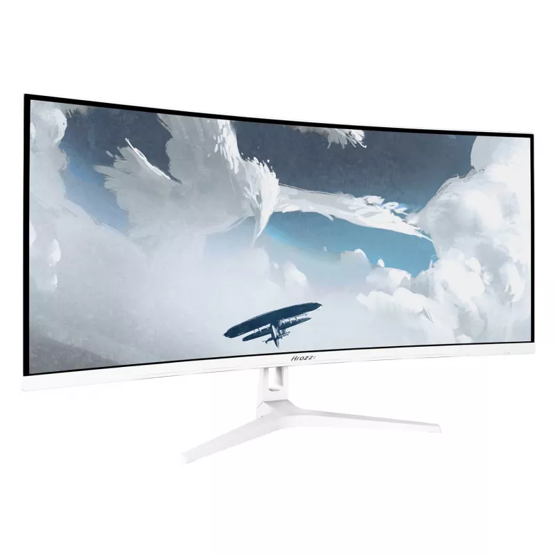 Išlenktas monitorius Arozzi Nova 34 colių (86,4 cm) VA LED 3440×1440 21:9 1 ms Baltas