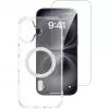 4smarts Border Case iPhone 17 permatas stiklas Skaidrus