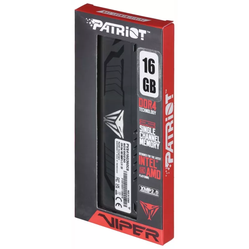 Atminties modulis Patriot Memory Viper Steel DDR4 16 GB 3600 MHz