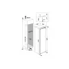 Whirlpool WHSD18A013D1 įmontuojamas šaldytuvas, 306 L, E energijos klasė