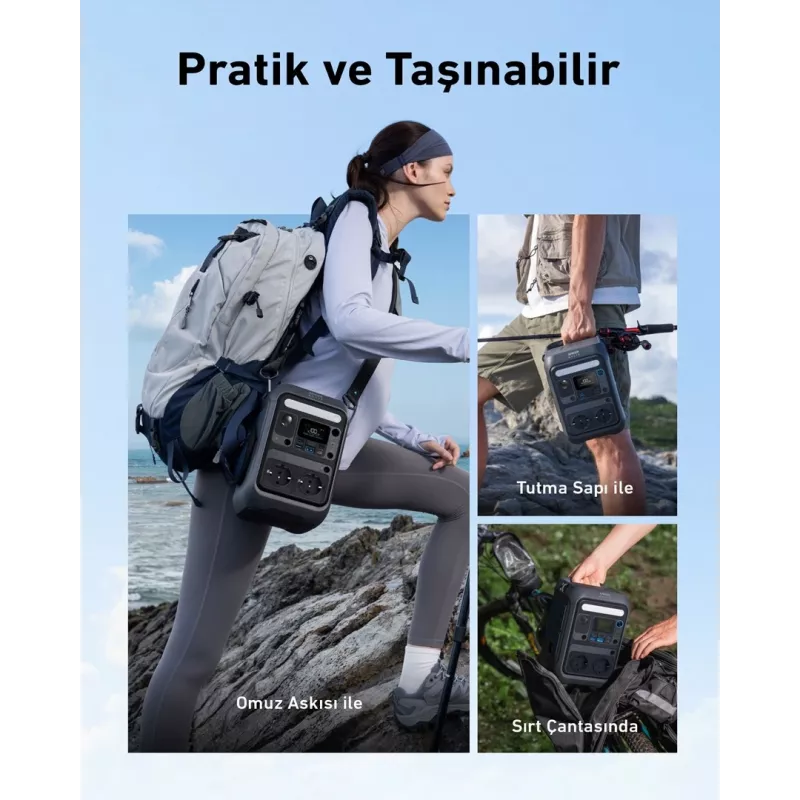 Nešiojama elektrinė Anker SOLIX C300X 90000 mAh LiFePO4