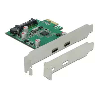 DeLOCK PCI Express x1 kortelė į 2 x USB Type-C™ moterišką jungtį