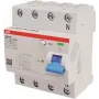 ABB Stotz S&J liekamosios srovės automatinis jungiklis Tipas B 4P 40A, 30mA, 3kA, 4TE F204B-40/0,03-4TE (2CSF204568R1400)