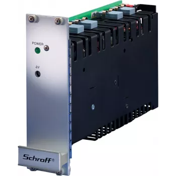 Schroff Maxpower maitinimo blokas (stelažinis, montuojamas į stelažą) – AC 90-254/DC 100-360 V – 102 W – aktyvi PFC – 3U – 48,3 cm (19 inch) (13100116)