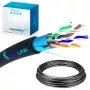 Tinklo laidas Extralink CAT5E FTP (F/UTP) 50M juodas