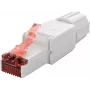 Goobay CAT 6 lauko montažinis RJ45 kištukas UTP neekranuotas – 5,0–8,5 mm (65942)