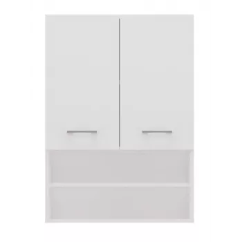 Topeshop POLA MINI DK balta spintelė vonios kambariui Balta
