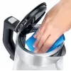Severin WK 3468 elektrinis virdulys 1 l 2200 W Juoda, Nerūdijantis plienas, Peršviečiamas