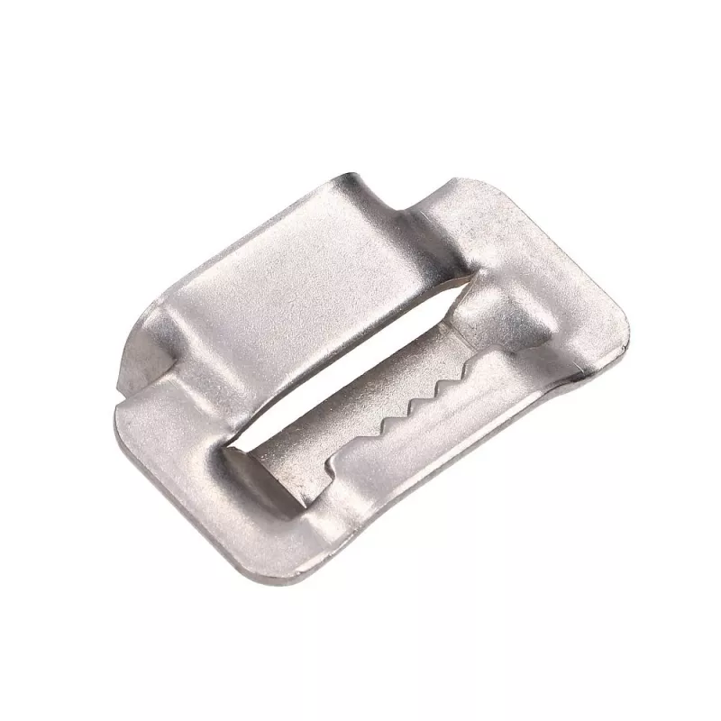 Extralink plieninis spaustukas 20 mm plieninei juostai su dantukais