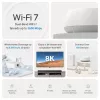 TP-Link Deco BE22 dviejų dalių Wi-Fi 7 tinklo sistema (baltos spalvos)