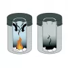 Apvali plieninė šiukšliadėžė Durable 3305-01 15L