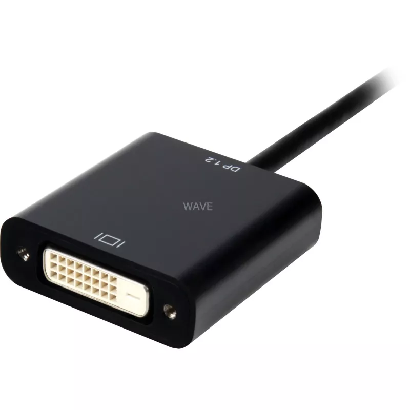Converteris DisplayPort 1.2 į DVI24+1, juodas kabelis, 15 cm