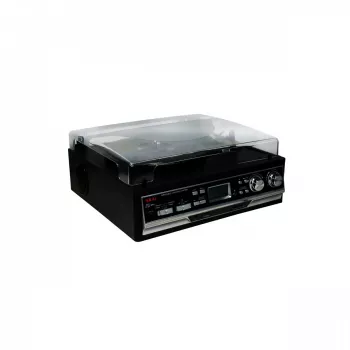 Patefonas AKAI ATT-15SE modelis ATT-300CC – diržinė pavara, rankinis valdymas, 33/45 aps/min
