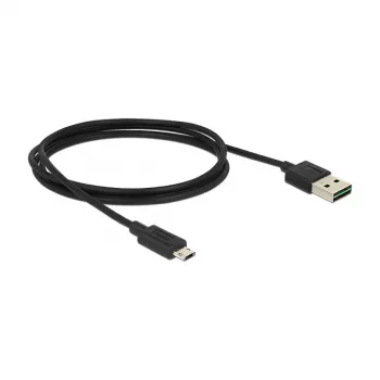 USB laidas DeLOCK 83844 USB 2.0 1 m USB A Micro-USB B juodas