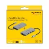 DeLOCK 63252 USB-C dokas su Gigabit Ethernet ir PD įkrovimu