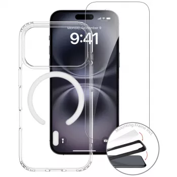 Apsauginis dėklas 4smarts Border Case iPhone 17 Pro 16 cm Skaidrus