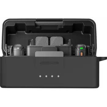 PULUZ Silikoninis apsauginis dėklas su įkrovimu DJI Mic 3 (Juoda)