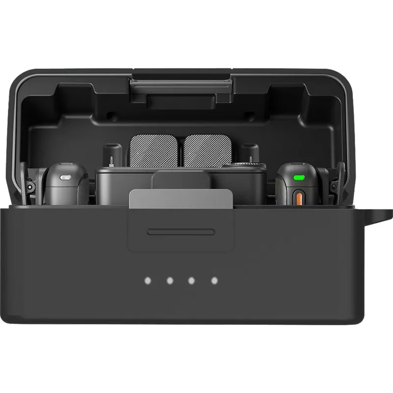 PULUZ Silikoninis apsauginis dėklas su įkrovimu DJI Mic 3 (Juoda)