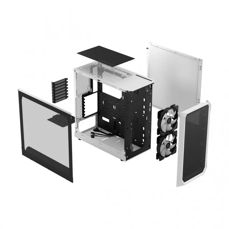 Korpusas Fractal Design Focus 2 White