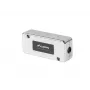 LANBERG PLC-6SL1-S jungiamoji dėžutė tinklui, Cat6 S/FTP (S-STP), sidabrinė, 82×35×23 mm