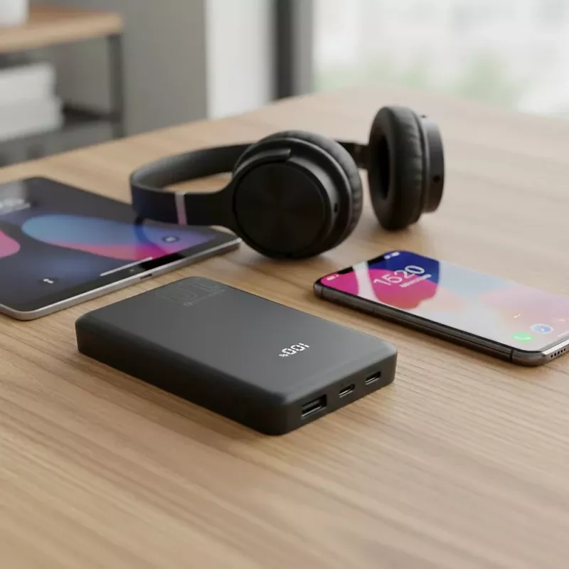 Nešiojamas powerbankas everActive EB-11QB 10 000 mAh, 2× USB-C 20W (QC4.0)