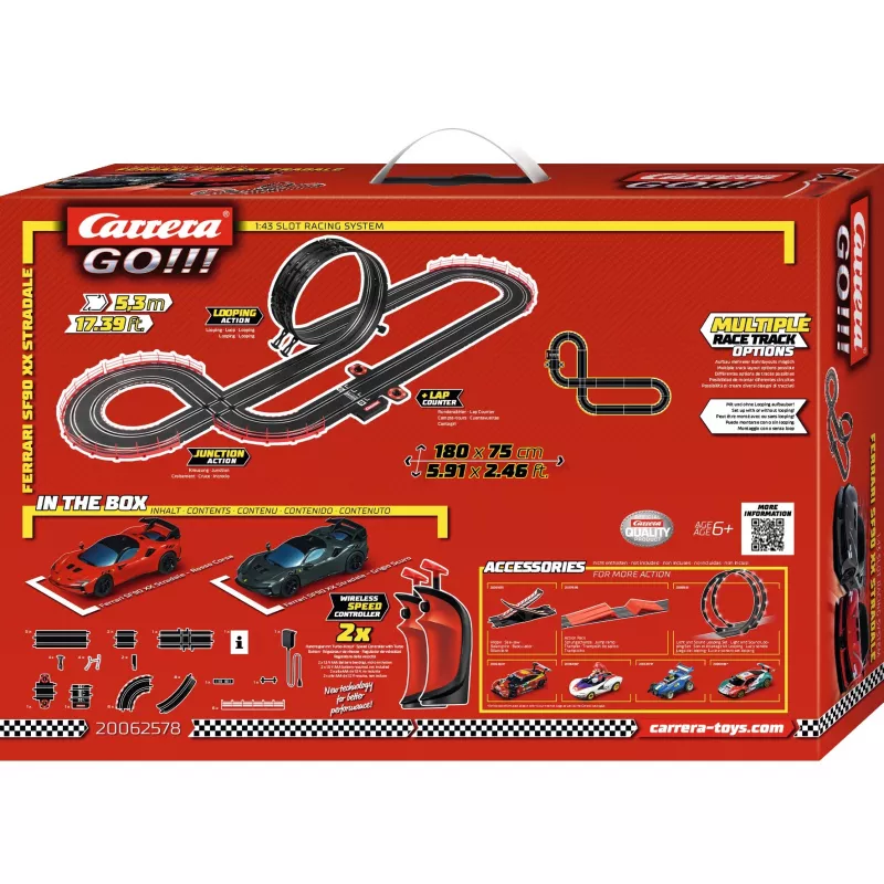 Lenktynių rinkinys CARRERA Ferrari SF90 XX Stradale Wireless – Carrera GO!!!
